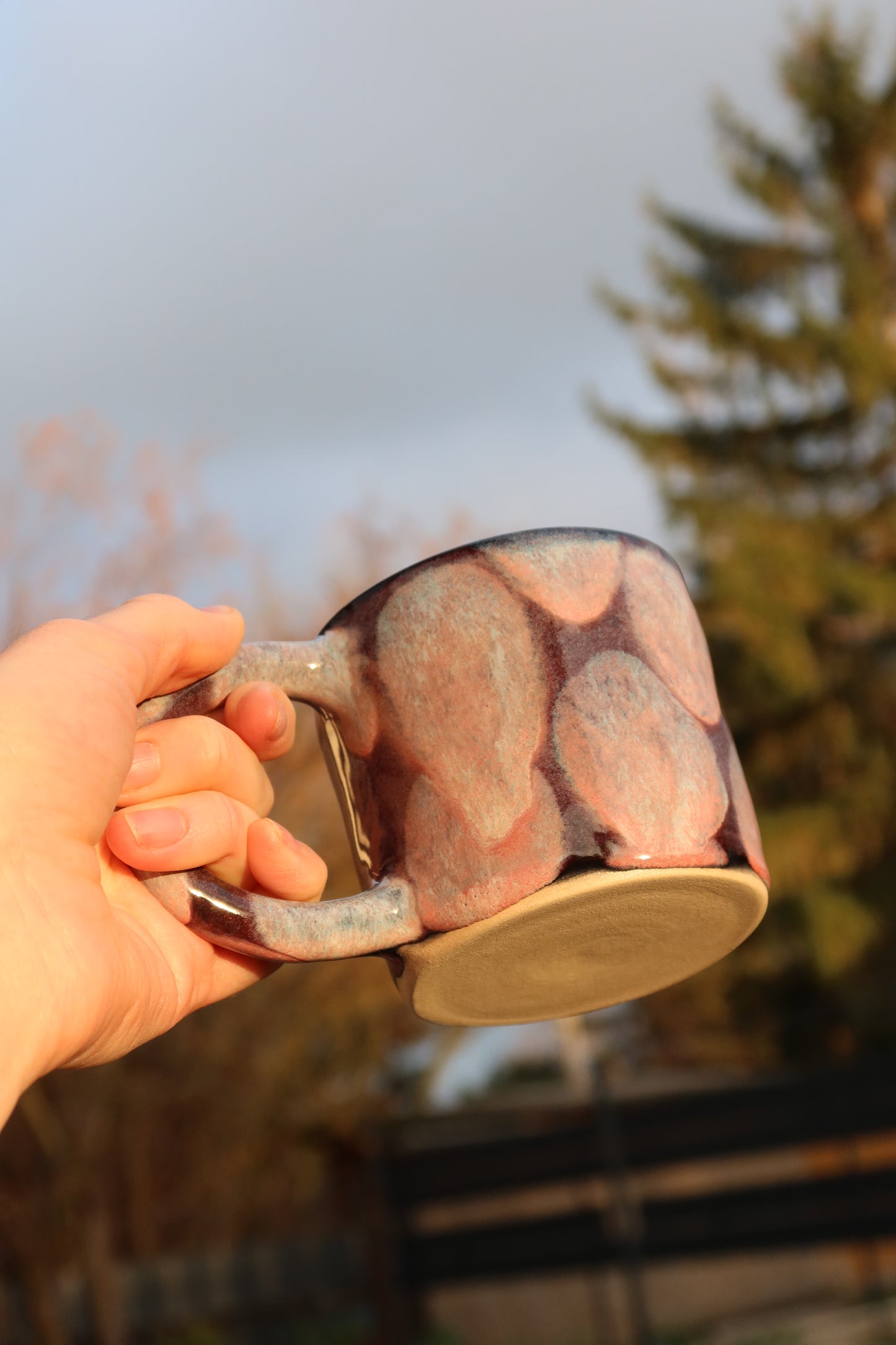 drippy dots mug