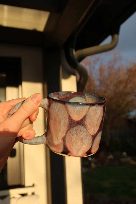 drippy dots mug
